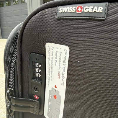 SWISSGEAR Zurich Softside Medium Checked Suitcase - Black : Target