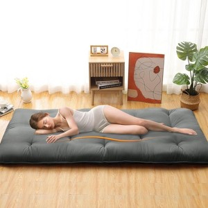 Nasitip Futon Mattress, Japanese Floor Mattress Floor Mat, Foldable Tatami Mattress Roll Up Floor Bed Mattress for House Guest Camping Dorm - 1 of 4