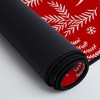 Pimlada Phuapradit Christmas village Red Desk Mat -Deny Designs - 4 of 4