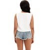 ATHLECHIC Women's Casual Loose Crewneck Sleeveless Crop Tank Top - 4 of 4