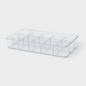 12"x6"x2" Tray Organizer Clear - Brightroom™ - 1 of 4
