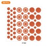 Unique Bargains PVC Peel Round Polka Dots Bedroom Classroom Wall Stickers 4 Pcs - 3 of 4