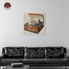Notoriart Vintage Record Player Bar Cart Art For Men Unframed - 2 of 4
