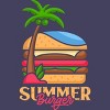 Women's Design By Humans Summer Burger By VEKTORKITA Racerback Tank Top - 2 of 2