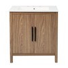 30 Inch Wooden Bathroom Vanity Storage Cabinet with Single Sink - image 3 of 4