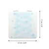 Unique Bargains Women Square Shape Handheld Mirror for Travel Blue 1 Pc - 2 of 4