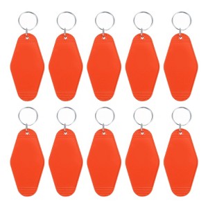 Unique Bargains Blank Vintage Motel Keychain for DIY Ornament Luggage Labels - 1 of 4
