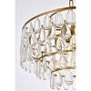 Elegant Lighting Mila 5 - Light Pendant in  Brass - 3 of 4