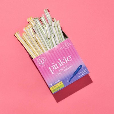 Pinkie Tween & Teen Organic Cotton Tampon Multipack - Regular & Super Absorbency - 36ct