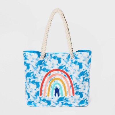 Kids' Rainbow Tie-Dye Tote Bag - Cat & Jack™