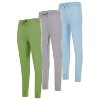 Womens Running Workout Fleece Joggers Sweatpants with Pockets and Elastic Cuff, Pack of 3 Up to XXL - 2 of 4