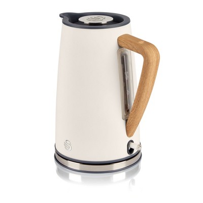 Packs: Nordic Polished Stainless Steel Cordless Kettle & 2 Slice Toaster -  Swan