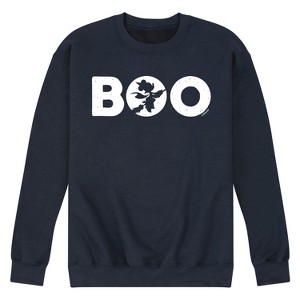 Men's - Disney - Minnie Silhouette Boo Graphic Fleece Sweatshirt - 1 of 4
