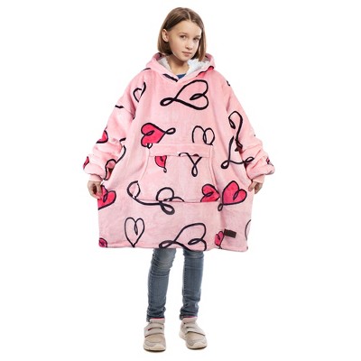 Catalonia Girls' Hoodie Sweatshirt, Oversized Wearable Fleece Pullover Boys, Gift Idea for Kids
