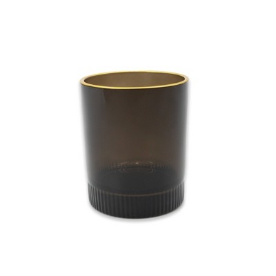 9.6 oz Lowball Glass Black - Bullseye's Playground™