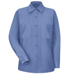 Red Kap Women's Long Sleeve Industrial Work Shirt - 1 of 3