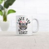 Crazy Dog T-Shirts I Hate You The Least Mug Funny Sarcastic Kitten Graphic Novelty Coffee Cup-11oz - 2 of 4
