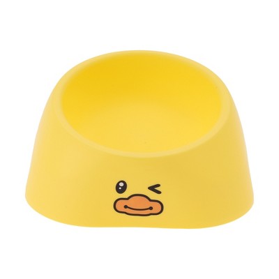 Unique Bargains Non-Skid Puppy Bowl Yellow 1 Pc