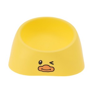 Unique Bargains Non-Skid Puppy Bowl Yellow 1 Pc - 1 of 4