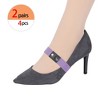 INSPIRE CHIC Women's Detachable Shoe Strap Belt Band Elastic Shoe Ankle Straps for Heels 2 Pairs - 4 of 4