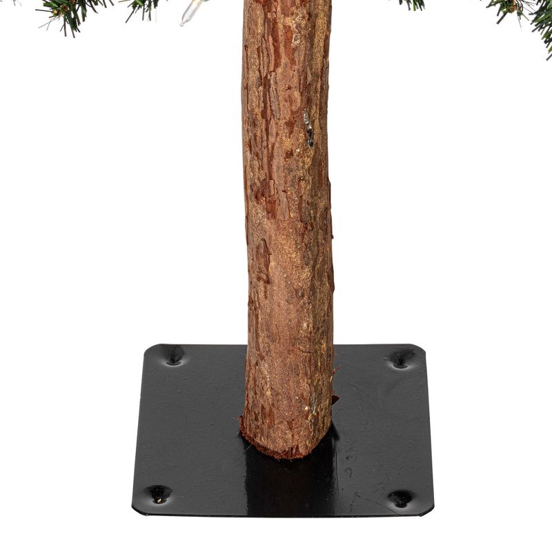 Vickerman Natural Bark Alpine Artificial Christmas Tree Set, 5 of 9