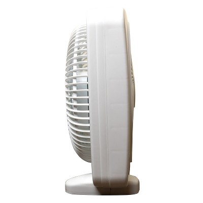 Seasons Comfort 9" White and Blue Portable Table Fan