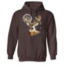 Collections Etc Whitetail Wilderness Hooded Sweatshirt - 3 of 4