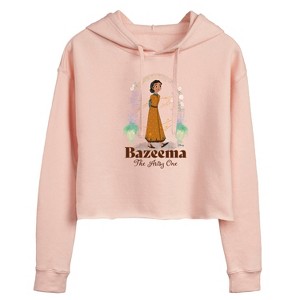 Women's - Disney - Bazeema The Artsy One Cropped Graphic Hoodie - 1 of 3