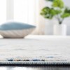 Aria ARA567 Power Loomed Runner Rug - Ivory/Blue - 2'x8' - Safavieh. - 4 of 4