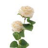 Unique Bargains Artificial Plants Two-Headed Rose Bonsai Plastic 2.36"x2.36"x10.63" 1 Pcs - 4 of 4
