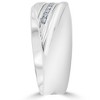 Pompeii3 1/6CT Mens Diamond Ring 10K White Gold - 3 of 4