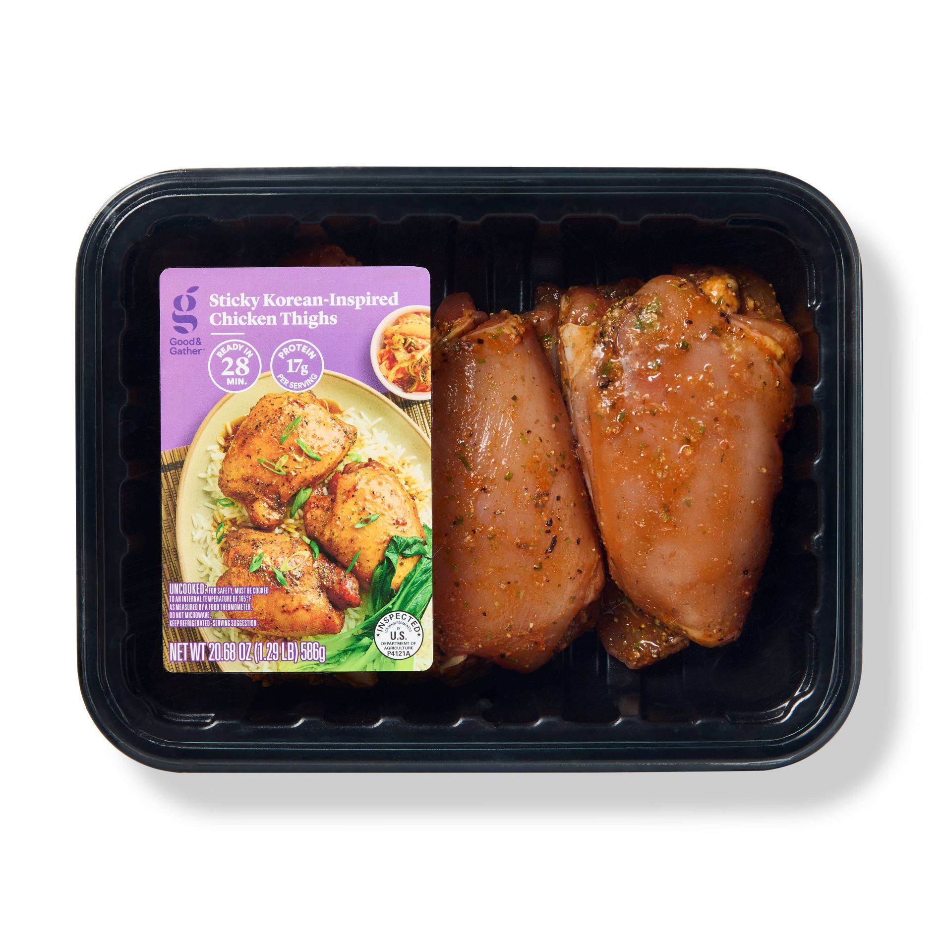 Sticky Korean-Inspired Chicken Thighs - 20.68oz - Good & Gather™