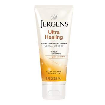 Jergens Ultra Healing Hand and Body Lotion, Dry Skin Moisturizer with Vitamins C, E, and B5 - 2 fl oz