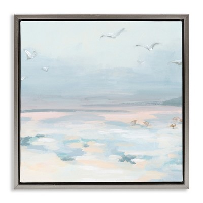 Stupell Industries Pastel Coastal Landscape, 18" x 18"
