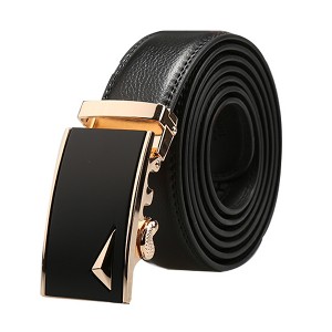 INSPIRE CHIC Men's Automatic Alloy Buckle Holeless Belt - 1 of 4