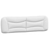 vidaXL Headboard Cushion White 76" Faux Leather - 2 of 4