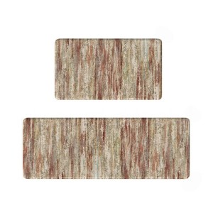 BAGOKIE Anti Fatigue Kitchen Mat Set, 17.3" x 47"+17.3" x 29" - 1 of 4
