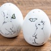 Transpac Dolomite 2.75 in. Off-White Easter Bun Buns Salt and Pepper Shaker, Set of 2 - 2 of 3