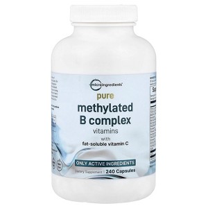Micro Ingredients Pure Methylated B Complex Vitamins, 240 Capsules - 1 of 4