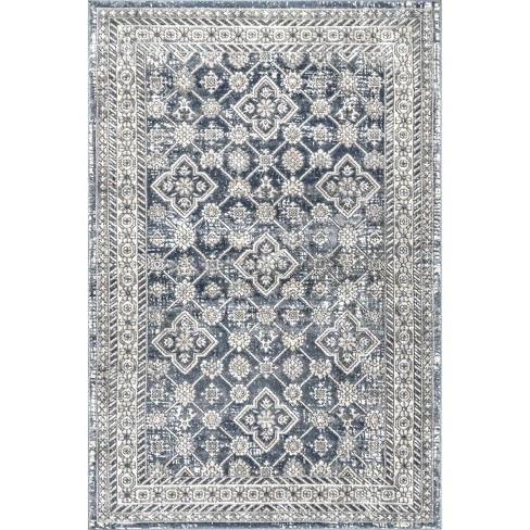 Collections Etc Bordered Chenille Rug : Target