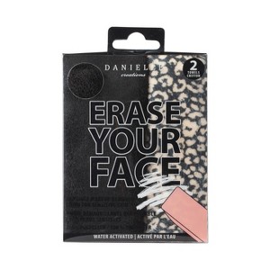 Danielle Creations Makeup Removing Cloths Ideal For Travel (MULTI-COLOR) Effortlessly removes dirt and oil | Warm water activated (2 clothes) - 1 of 1
