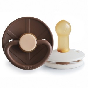 FRIGG Little Viking Natural Rubber Pacifier 2-Pack - 1 of 4