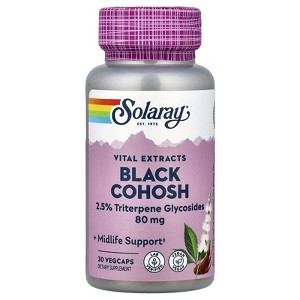Solaray Vital Extracts, Black Cohosh, 30 VegCaps - 1 of 4