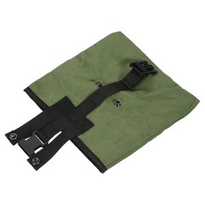 Unique Bargains Outdoor Hiking Camping Collapsible Fruits Picking Belt Pouch Canvas Foraging Bag - 1 of 4