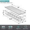 Sorbus Can & Egg Holder Set - 4 Stackable Can Dispenser Holds 12 Cans Each & 2 Egg Holders with Lid holds 14 eggs for Fridge, Pantry, BPA-Free - 4 of 4