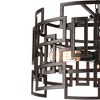 CWI Lighting Litani 3 Light Down Chandelier With Brown Finish - 3 of 4