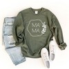 Simply Sage Market Women's Graphic Sweatshirt Mama Floral Hexagon - 3 of 3