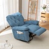 NicBex Recliner Chair Swivel Chair Glider Chair with Side Pocket Lounge Chair Sofa Chair for Living Room, Reading Room, Bedroom - 4 of 4