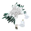 Novelty Lights 50 Light Incandescent Mini Christmas String Lights White Wire 11 Feet - 2 of 4