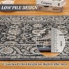 Vintage  Area Rugs Machine Washable Rug Stain Resistant Carpet Non-Slip Low Pile Carpet Mat for Hallway Kitchen Beige - 4 of 4